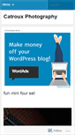 Mobile Screenshot of catrouxphotography.wordpress.com