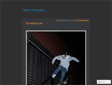 Tablet Screenshot of catrouxphotography.wordpress.com