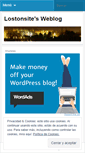 Mobile Screenshot of lostonsite.wordpress.com