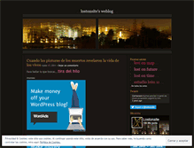 Tablet Screenshot of lostonsite.wordpress.com
