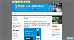 Desktop Screenshot of constructionenglish.wordpress.com