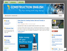Tablet Screenshot of constructionenglish.wordpress.com