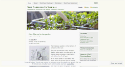 Desktop Screenshot of notdabblinginnormal.wordpress.com