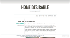 Desktop Screenshot of homedesirable.wordpress.com