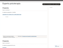 Tablet Screenshot of expertopsicoterapia.wordpress.com