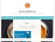 Tablet Screenshot of ninascookingpot.wordpress.com