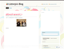 Tablet Screenshot of liztrejo.wordpress.com