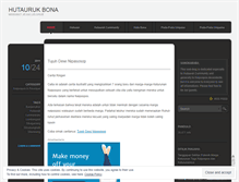 Tablet Screenshot of hutaurukbona.wordpress.com