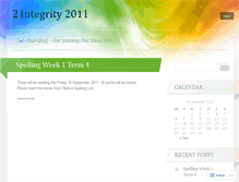 Tablet Screenshot of 2integrity2011.wordpress.com