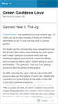 Mobile Screenshot of greengoddesslove.wordpress.com
