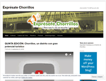 Tablet Screenshot of expresatechorrillos.wordpress.com