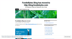 Desktop Screenshot of foodiebytes.wordpress.com