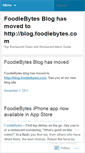 Mobile Screenshot of foodiebytes.wordpress.com