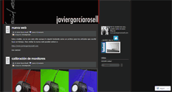 Desktop Screenshot of javiergarciarosell.wordpress.com