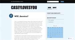 Desktop Screenshot of caseylovesyou.wordpress.com