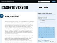 Tablet Screenshot of caseylovesyou.wordpress.com
