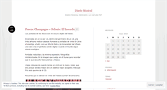 Desktop Screenshot of diariomusica.wordpress.com