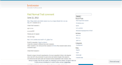 Desktop Screenshot of kentosano.wordpress.com