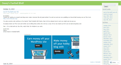 Desktop Screenshot of dannysfootballbluff.wordpress.com