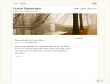 Tablet Screenshot of felonyemployment.wordpress.com