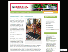 Tablet Screenshot of coronatools.wordpress.com
