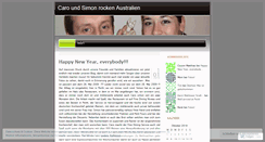Desktop Screenshot of caroundsimon.wordpress.com