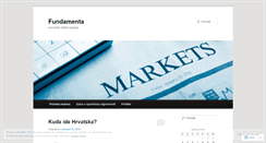 Desktop Screenshot of fundamenta.wordpress.com