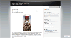 Desktop Screenshot of dailytarotbyaliciainhawaii.wordpress.com