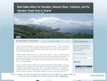 Tablet Screenshot of hamptonroadsrealestatewithsamsedlak.wordpress.com