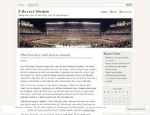 Tablet Screenshot of jbeaniesports.wordpress.com