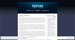 Desktop Screenshot of piercingtheveildoc.wordpress.com
