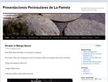 Tablet Screenshot of cocinadelapamela.wordpress.com