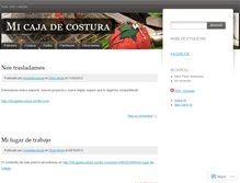 Tablet Screenshot of micajadecostura.wordpress.com