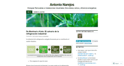 Desktop Screenshot of antonionarejos.wordpress.com