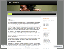 Tablet Screenshot of iamgamble.wordpress.com