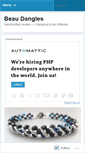 Mobile Screenshot of beaudangles.wordpress.com