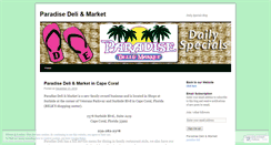 Desktop Screenshot of paradisedeli.wordpress.com