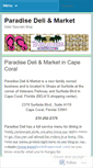 Mobile Screenshot of paradisedeli.wordpress.com