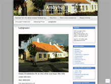 Tablet Screenshot of ambyhus.wordpress.com