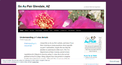 Desktop Screenshot of goaupairglendale.wordpress.com