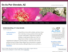 Tablet Screenshot of goaupairglendale.wordpress.com