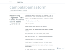 Tablet Screenshot of campalabamastorm.wordpress.com