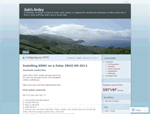 Tablet Screenshot of joshsambry.wordpress.com