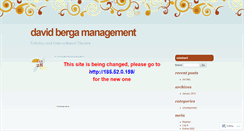 Desktop Screenshot of davidbergamanagement.wordpress.com