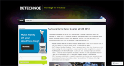 Desktop Screenshot of detechnoe.wordpress.com