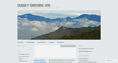 Desktop Screenshot of ciudadyterritorio.wordpress.com
