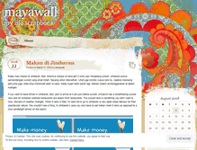 Tablet Screenshot of mayawall.wordpress.com