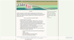 Desktop Screenshot of elderfire.wordpress.com