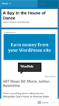 Mobile Screenshot of dancespy.wordpress.com