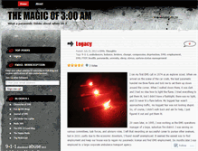 Tablet Screenshot of 0300magic.wordpress.com